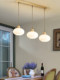 All-Copper American Simple Restaurant Chandelier Three-Head Modern Creative Rectangular Strip Dining Table Bar Lamp Bedside Lamp