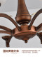 Medieval Style Living Room Chandelier, All-Copper Lamp, American Retro Dining Room, Study, Bedroom Lamp, Modern Simple and Elegant Lighting Fixtures