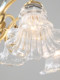 Light Luxury All-Copper Post-Modern Minimalist High-End Living Room Chandelier European Italian French Style Elegant American Crystal Lighting Fixtures
