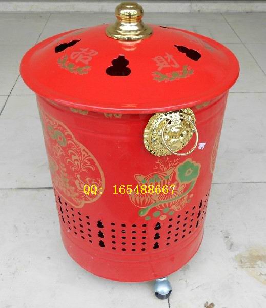 Xiamen enamel containing barrels with multiple barrels, gold - paper barrels, gold - burning buckets, polyester - burning paper pot