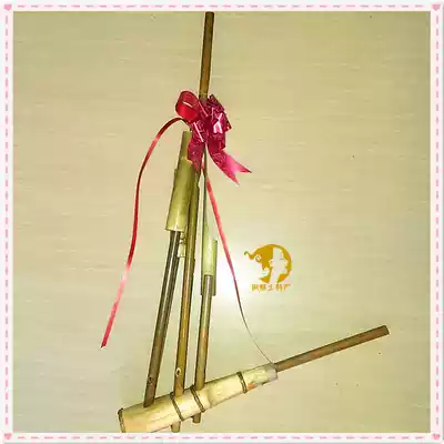 Guangxi new water bamboo handmade national musical instrument Zizhu small and medium-sized 6-pipe Dong Lusheng professional performance C tune