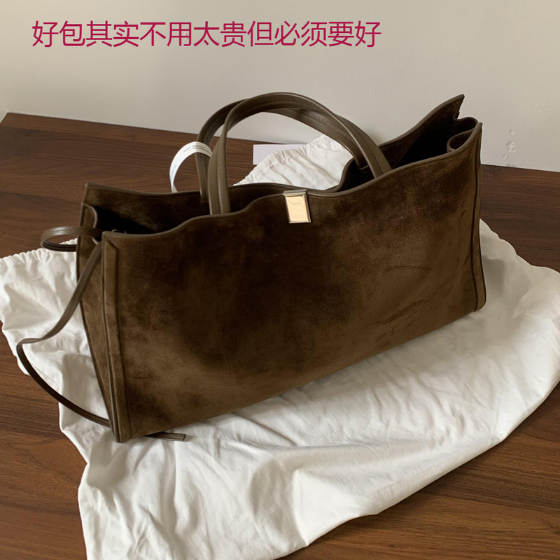 Phoebe Philo Niche Bag Kit Cabas Pp Bag Minimalist Style Suede Same Style as Jennie Phoebe Philo Niche Bag Kit Cabas Pp Bag Minimalist Style Suede Same Style as Jennie