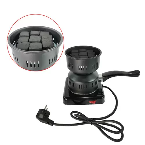 Специальная угольная печь для кальяна, древесный уголь из скорлупы кокосового ореха, стандарт США, британский стандарт, плита для кальяна, уголь из скорлупы кокосового ореха, угольный гриль, 650 Вт