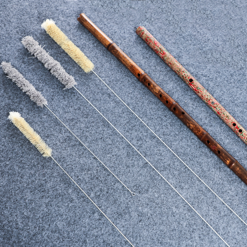 Bamboo Flute, Guzheng, and Nanzhao Inner Cavity Cleaning Brush, Musical Instrument Maintenance, Anti-Mold Saliva Cleaning Special Brush, Pipe Brush
