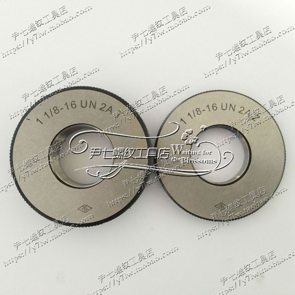 Sichuan Tai Mei-made threaded ring gauge 1 1 4-12UNF 1 5 8-12UN 1 3 16-16UN 2A through stop gauge
