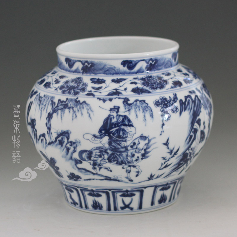 Jingdezhen guiguzi down the vase furnishing articles furnishing imitation antique vase classic guiguzi down the jar