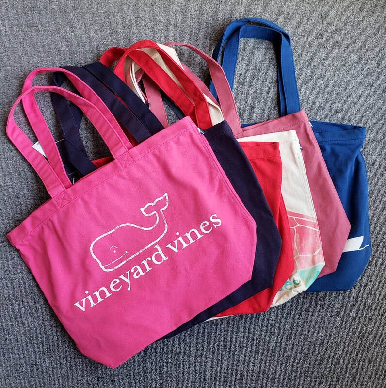 American Campus Wind Leisure 100 lapped thin section canvas TOTE bag shopping bag Single shoulder bag