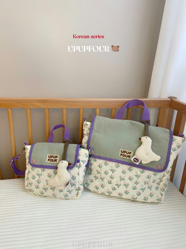 Upupfour Mibawa Mibawa|Original LAOSHU Korean Multifunctional Pure Cotton Quilted Embroidered Mommy Bag Parent-Child Bag Upupfour Mibawa Mibawa|Original LAOSHU Korean Multifunctional Pure Cotton Quilted Embroidered Mommy Bag Parent-Child Bag