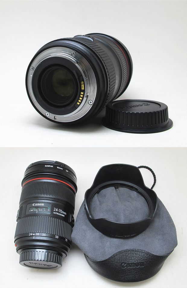 Ống kính Canon 24-70mm f2.8L II USM thế hệ thứ hai DSLR full frame góc rộng macro lớn ba nhân dân tệ