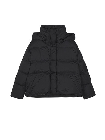 【科鲁达白鹅绒】LESS冬连帽百搭短款面包羽绒服外套女2O0C13630