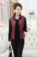 Áo vest nữ trung niên cỡ lớn Quần áo nữ trung niên cotton mùa thu và mùa đông vest mỏng phần ngắn áo khoác mẹ xuống váy cho phụ nữ trung niên