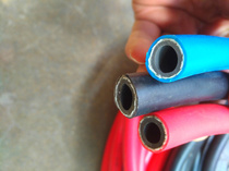 Imported rubber and plastic smooth oxygen acetylene pipe gas propane pipe cutting gun pipe gas belt air pipe