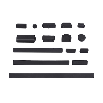 Moba ເຫມາະສໍາລັບ asus motherboard dust plug set desktop computer chassis usb interface screen display graphics card hdmi plug silicone transparent server port plug plug 3.5 headphone hole
