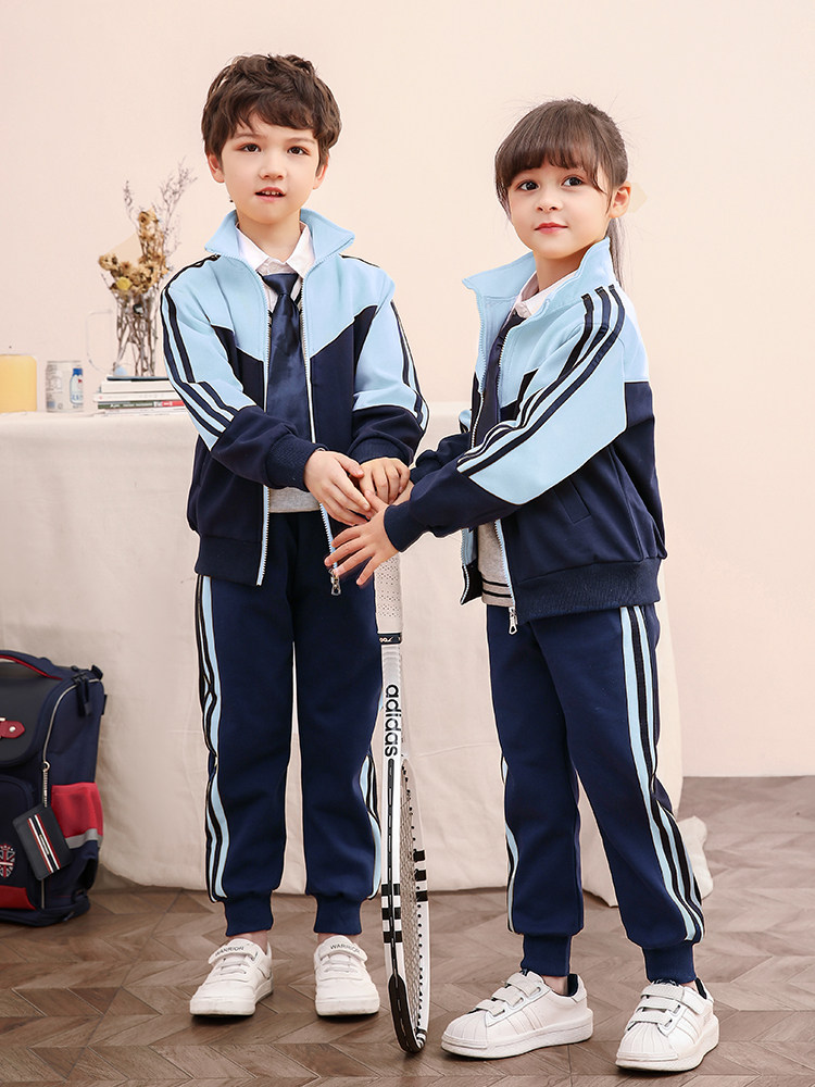 Primary school children's school uniforms spring and autumn suits new children's games class 3 sets of customized kindergarten teachers' garden clothes