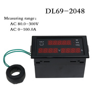 DL69-2048 AC voltage meter ammeter Power factor apparent power Active power meter Hot sale