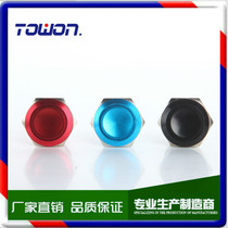 16mm metal button waterproof anti-rust spot action switch high head self-reset zinc oxide alloy screw foot