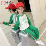 Летняя детская летняя одежда, летний комплект, тренд 2017, в корейском стиле, семейный стиль