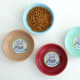 Ceramic pet bowl small cat food bowl cat food feeding porcelain round multi-color cute cat bowl daily life tableware