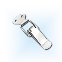 Stainless steel buckle duckbill buckle 105 iron nickel-plated equipment luggage lock buckle industrial machinery spring toolbox buckle