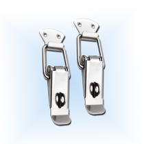 Stainless steel padlock buckle L002 hardware box buckle drawer wooden box flat mouth industrial belt lock buckle luggage buckle spot