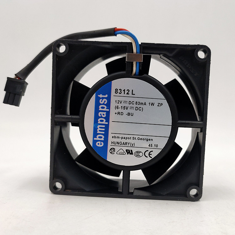 ebmpapst MULTIFAN 8312L 6-15v 12v 1w 8032 8cm axial flow cooling fan
