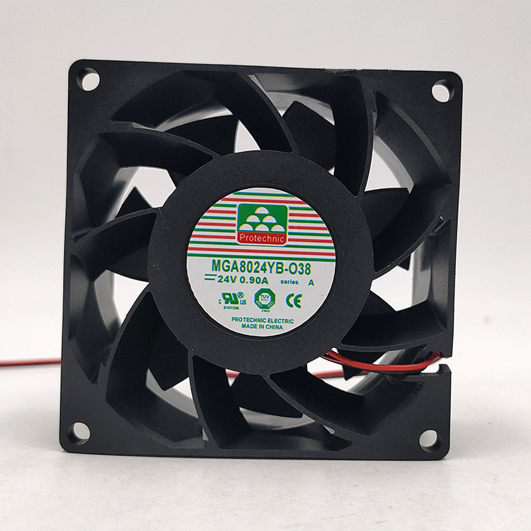 MAGIC MGA8024YB-O38 24V 0 90A 8CM 8038 inverter large air volume cooling fan