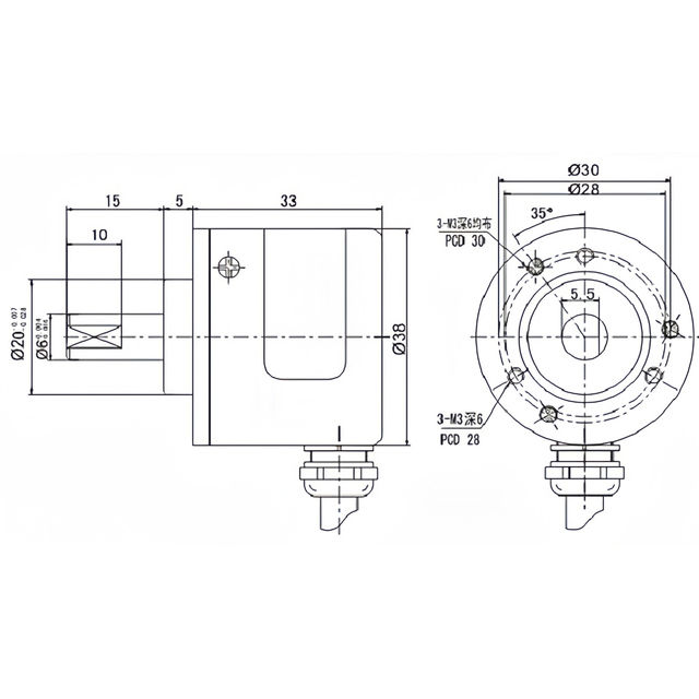 Rotary Encoder Rotary Encoder Lpd3806-600Bm-G5-24C Brand New Genuine Product with Invoice in Stock