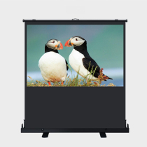 4K HD household anti - light pull 92 inches 100 inch mobile portable punch - free lifting projection screen cloth