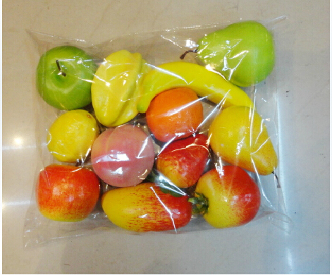 Children's photography props simulation fruit bag fake fruit multiple types into a package of fruit model decoration decorations