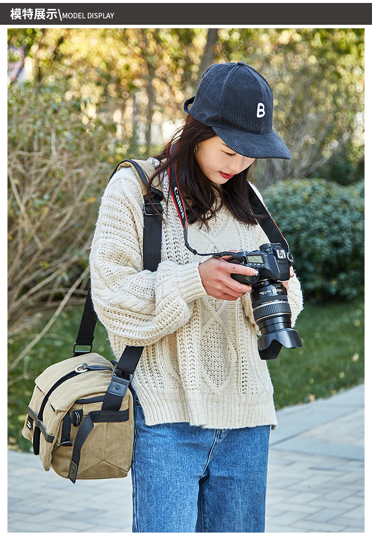 Chuyên nghiệp máy ảnh SLR túi vải vai National Geographic túi máy ảnh vi gói đơn đa chức năng nam dễ thương xách tay và nữ - Phụ kiện máy ảnh kỹ thuật số túi đựng lens máy ảnh