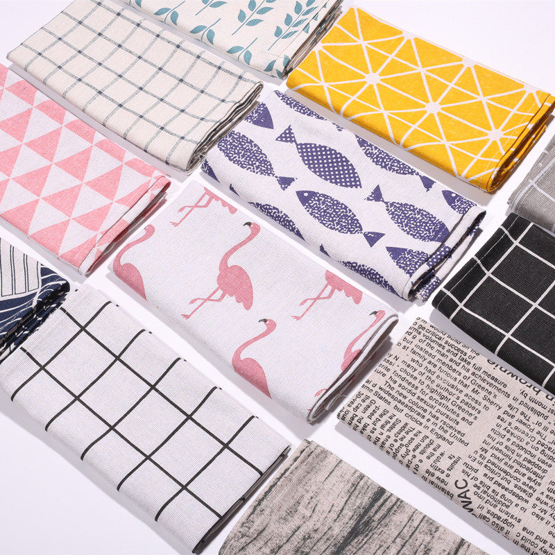 Grid Table Mat Dining Mat Dining Towel Gourmet Photography Nordic Photo Background Bouins Tableclography Shooting Props