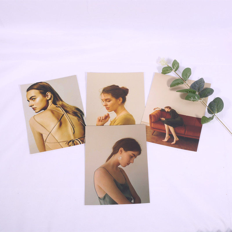 ins wind hung wall cards postcards, European and American oil painting style photo props background wall photographic room decoration