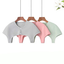 Pure cotton thickened sleeping warm maternity nursing shoulder shoulder cervical spine shoulder circumference air conditioning room warm spring and summer