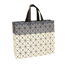 Spot thickened new clothing bag plaid non-woven bag custom handbag environmentally friendly bag custom logo gift bag
