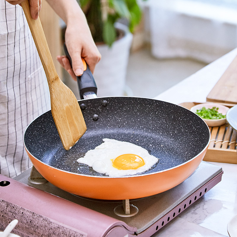 Japanese flat pan non-sticky pan small frying pan mini pancake steak steak boiler electromagnetic cooker gas stove suitable