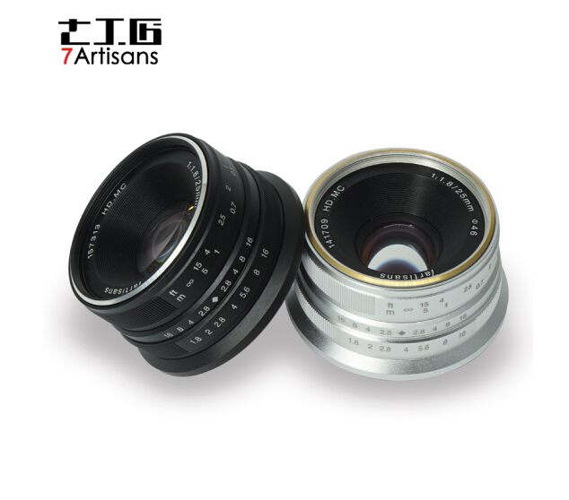 Seven Artisans 25mm F1 8 mirrorless single lens suitable for E-mount M-mount large aperture manual portrait fixed focus lens