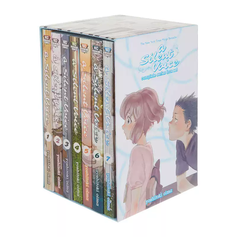 英語版　聲の形　全巻 box A Silent Voice Series Box Set 聲之形漫畫版1-7卷完結盒裝套裝進口