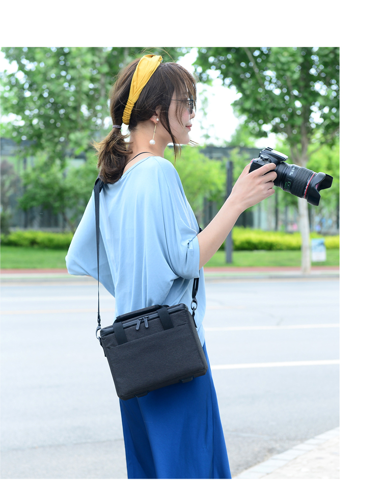 Túi đựng máy ảnh DSLR micro đơn di động Messenger Canon Nikon Sony chuyên nghiệp kỹ thuật số chống nước ba lô chụp ảnh - Phụ kiện máy ảnh kỹ thuật số balo peak design 20l