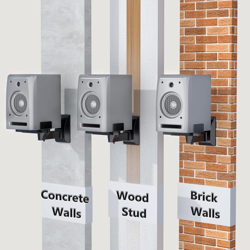 Surround Bookshelf Speakers Recording Studio Active Monitor Hifi Speakers Floating Wall-Mounted Universal Bracket