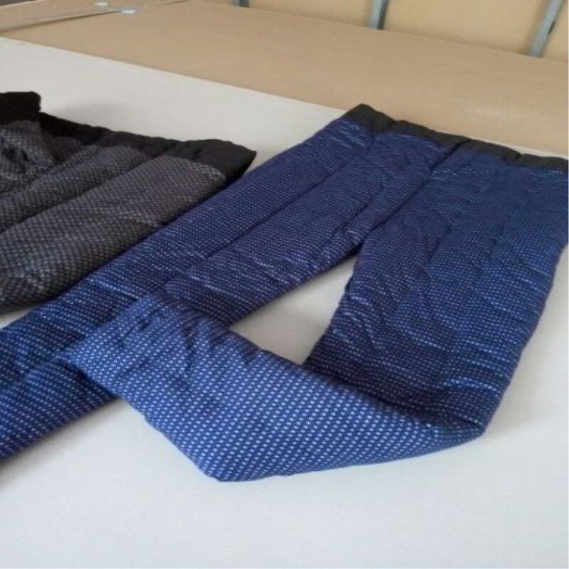 Men-to-China cotton cotton quilts front door waistband deep gear wide leg thickened with increased elasticity manually set