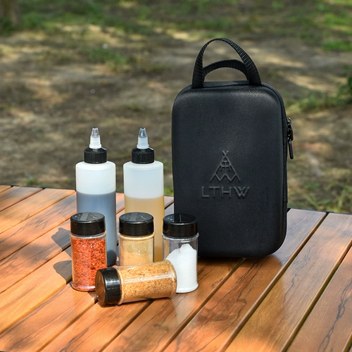 Дорожный комплект для кемпинга, портативная система хранения, бутылка, герметический дозатор масла