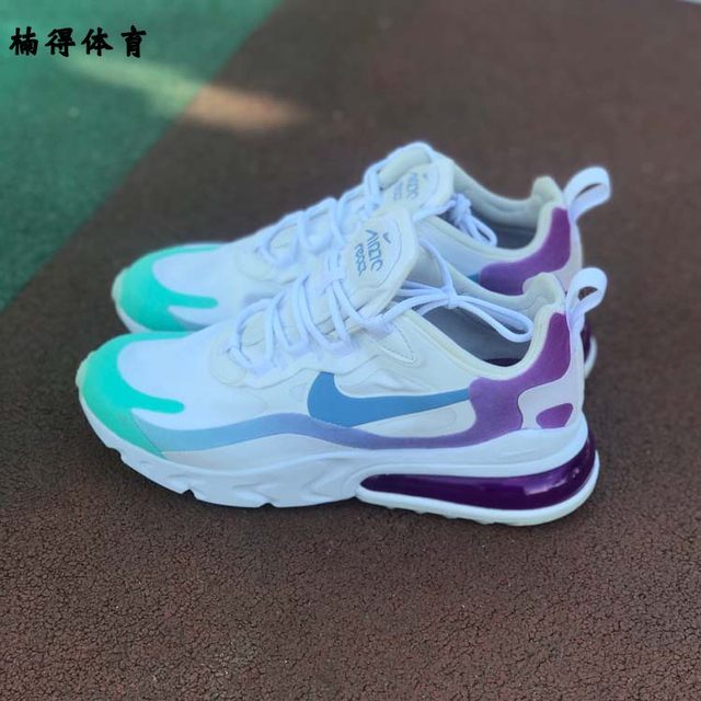 Nike AIRMAX270REACT ເກີບແລ່ນແມ່ຍິງ cushion ຂະຫນາດໃຫຍ່ retro BQ0103AT6174-102-005