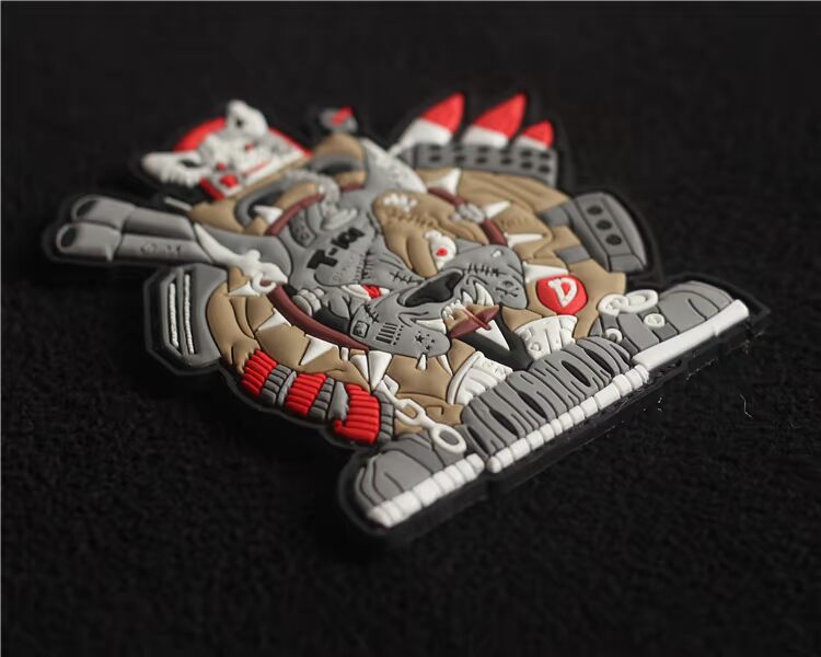 12 Zodiac Morale Dog Super Fine Chất lượng cao PVC Nhãn dán chiến thuật Velcro Armband 1 miếng dán cố định quần áo
