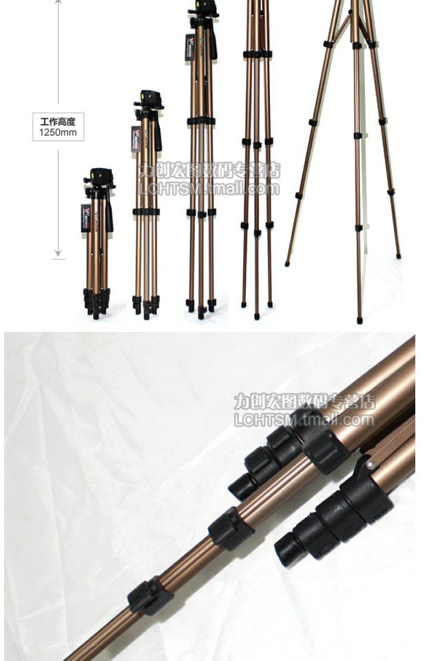 Weifeng WT3130 SLR kỹ thuật số máy ảnh chân máy điện thoại nhẹ tự sướng đơn vi camera DV chân máy sống - Phụ kiện máy ảnh DSLR / đơn chân tripod điện thoại