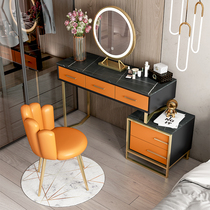 Dresser Modern simple bedroom storage cabinet One net red ins Light luxury wind table High-end with lamp makeup table