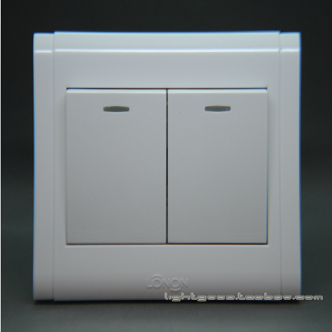 Langene switch socket Langene NB5B series double switch double - controlled two - digit single - controlled switch panel