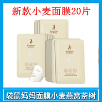 Kangaroo mother flagship store official website mask for pregnant women Official hydration moisturizing wheat skin care products Birds nest tea tree