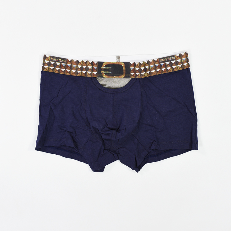 Không hoàn lại Masama Somodal cotton spandex thấm hút mồ hôi nam cotton băng lụa bạc boxer tóm tắt sịp nam đẹp