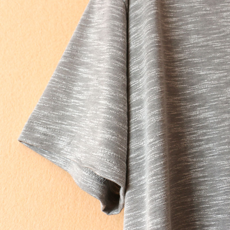Có thể được đeo bên ngoài mùa hè nam tre bông V-Cổ ngắn tay T-Shirt lỏng thể thao giản dị đồ ngủ nhà dịch vụ áo sơ mi đồ bộ nam mặc nhà