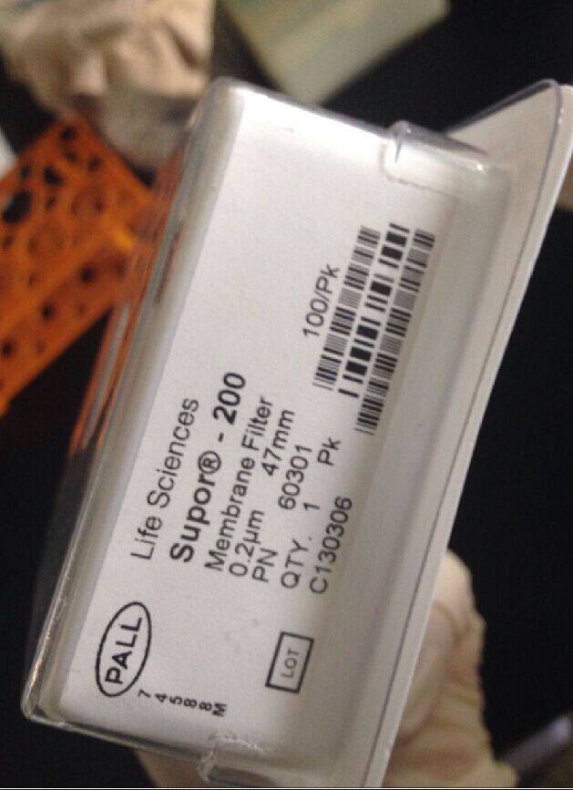 60301 pall Supor Filter Membrane Polyether sulfone filter membrane pes filter Membrane Aqueous phase filtration 0 2um 47mm